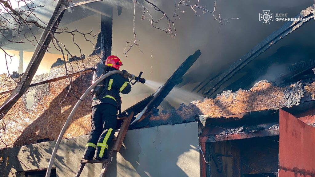 Рятувальники показали, як оперативно ліквідували пожежу закладу доставки їжі. ФОТО. ВІДЕО