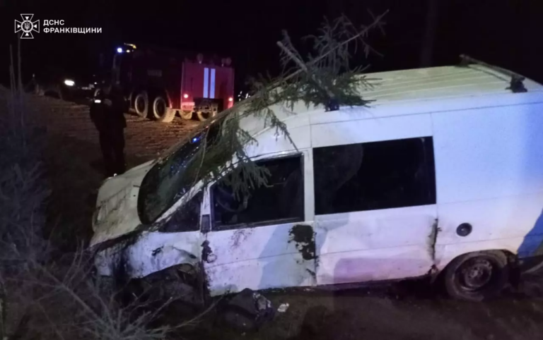 На Прикарпатті автівка злетіла у кювет: є загиблий. ФОТО