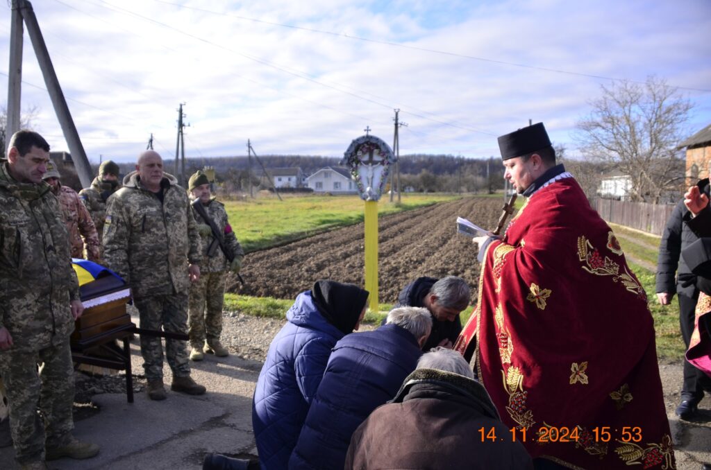 На Богородчанщині провели в останню путь полеглого бійця Василя Галія