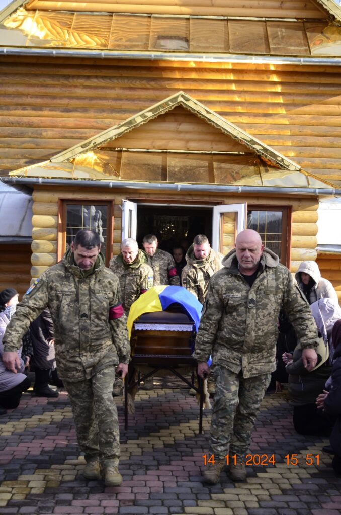 На Богородчанщині провели в останню путь полеглого бійця Василя Галія