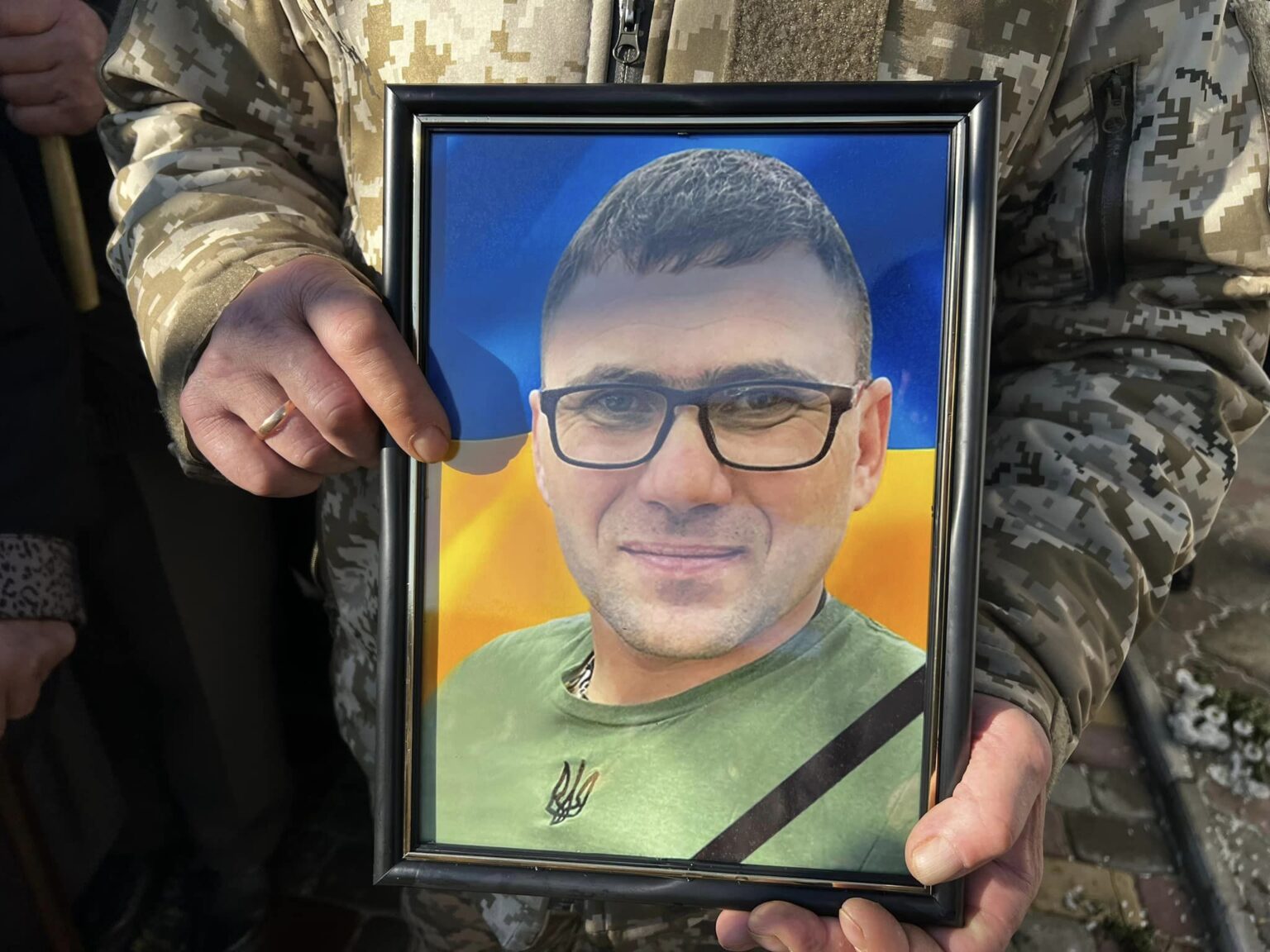 Городенківська громада провела в останню дорогу воїна,Бойка Олега,Городенківська міська рада