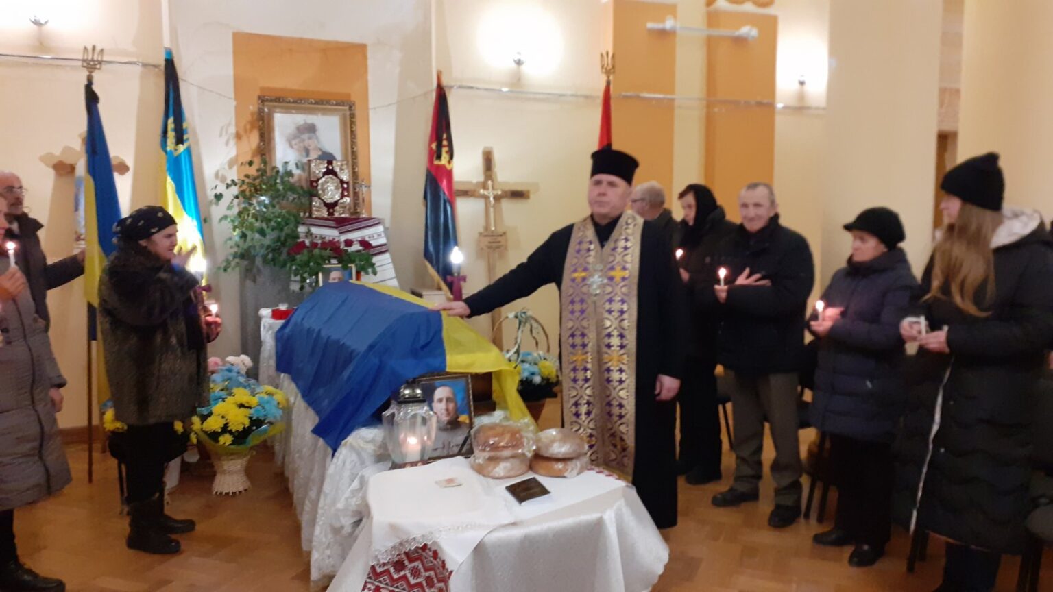 Франківська громада віддала шану полеглому воїну,Ігорю Горблянському,Брошнів-Осадську ТГ