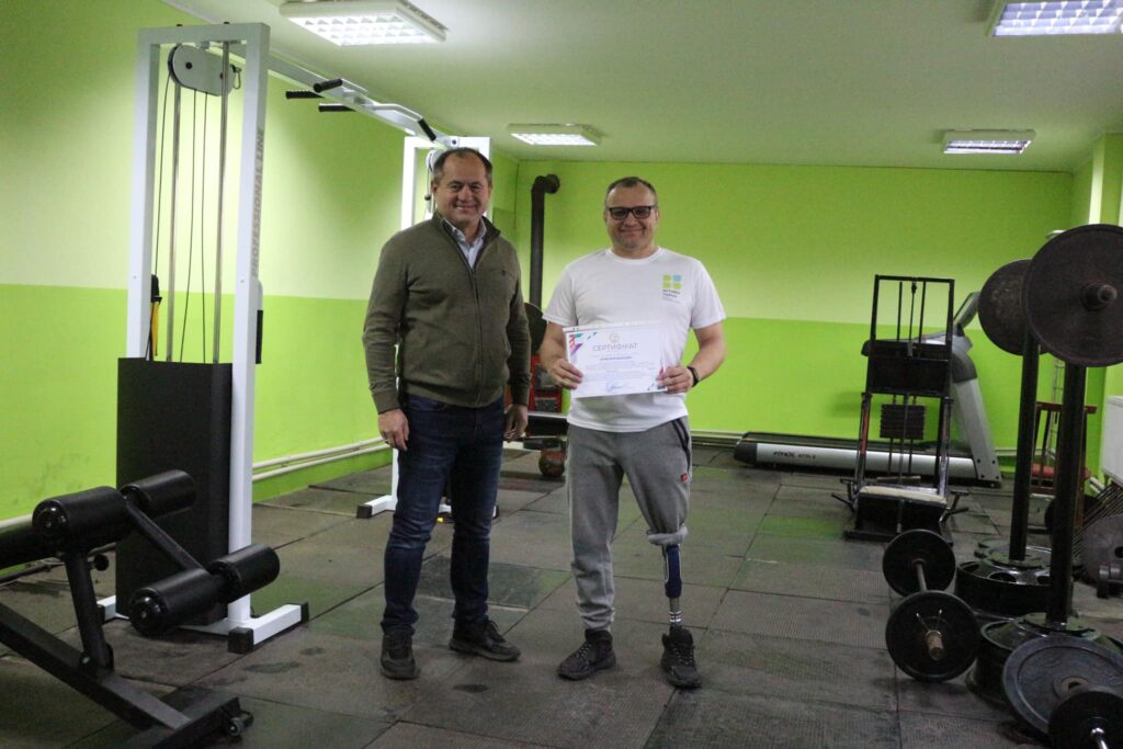У Коломиї працює спортзал, адаптований для людей з інвалідністю