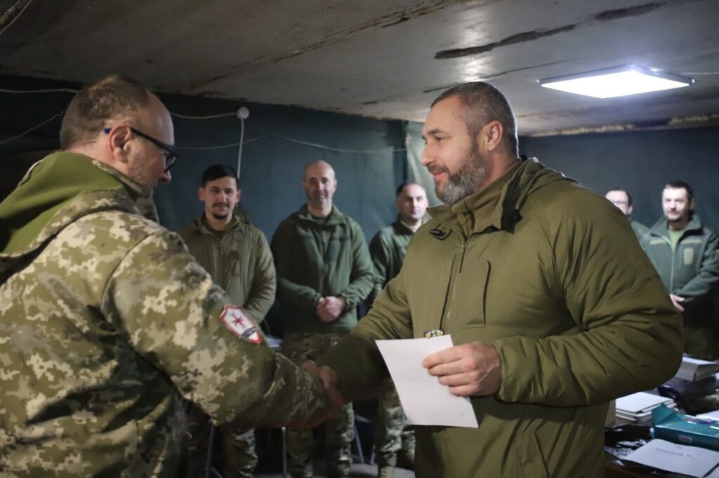 Прикарпатський військовий Андрій Буждиган отримав відзнаку від Сирського “За сумлінну службу”