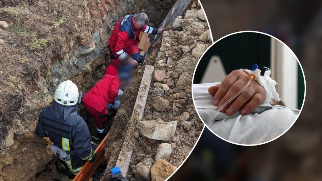 Стало відомо про стан чоловіка,який травмувався під час обвалу землі у Синьогорі на Франківщині