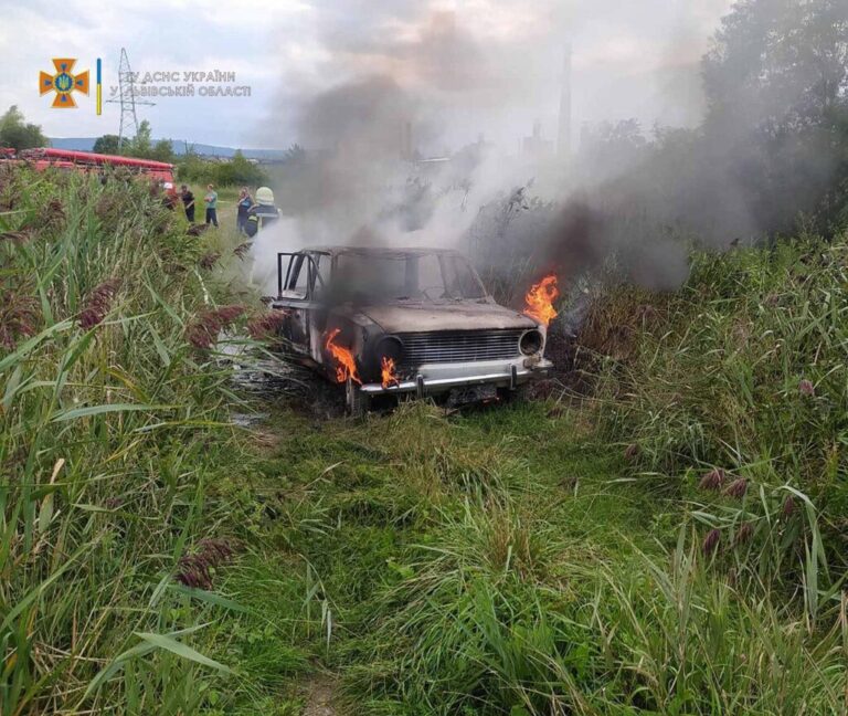 37-річний франківець у Львові підпалив автомобіль