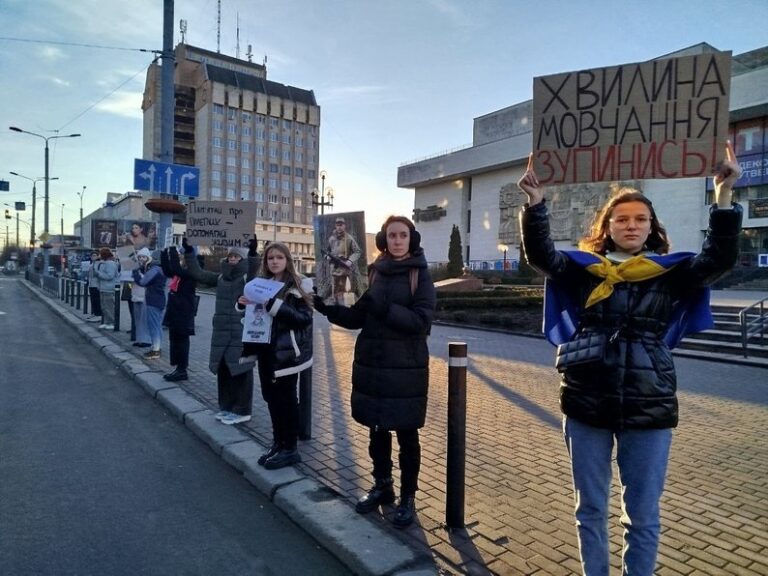 У Івано-Франківську провели акцію вшанування полеглих захисників України