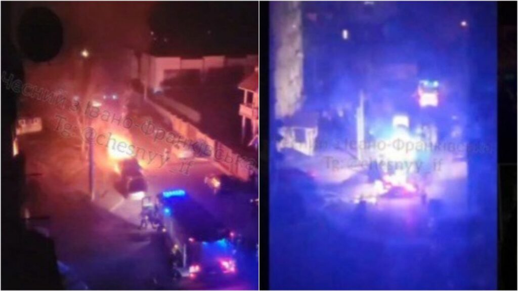 Серед ночі в Івано-Франківську невідомі підпалили авто військового
