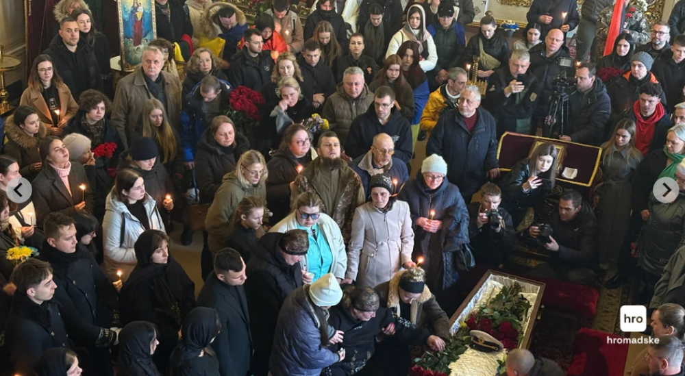 В Одесі попрощалися з убитим активістом Дем’яном Ганулом. ФОТО