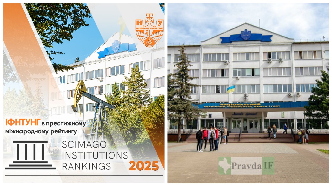 ІФНТУНГ у рейтингу Scimago Institutions 2025