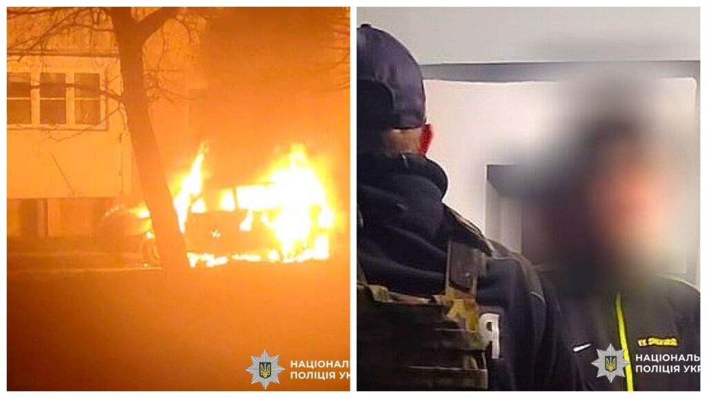 Пожежа автомобіля, поліцейське розслідування.