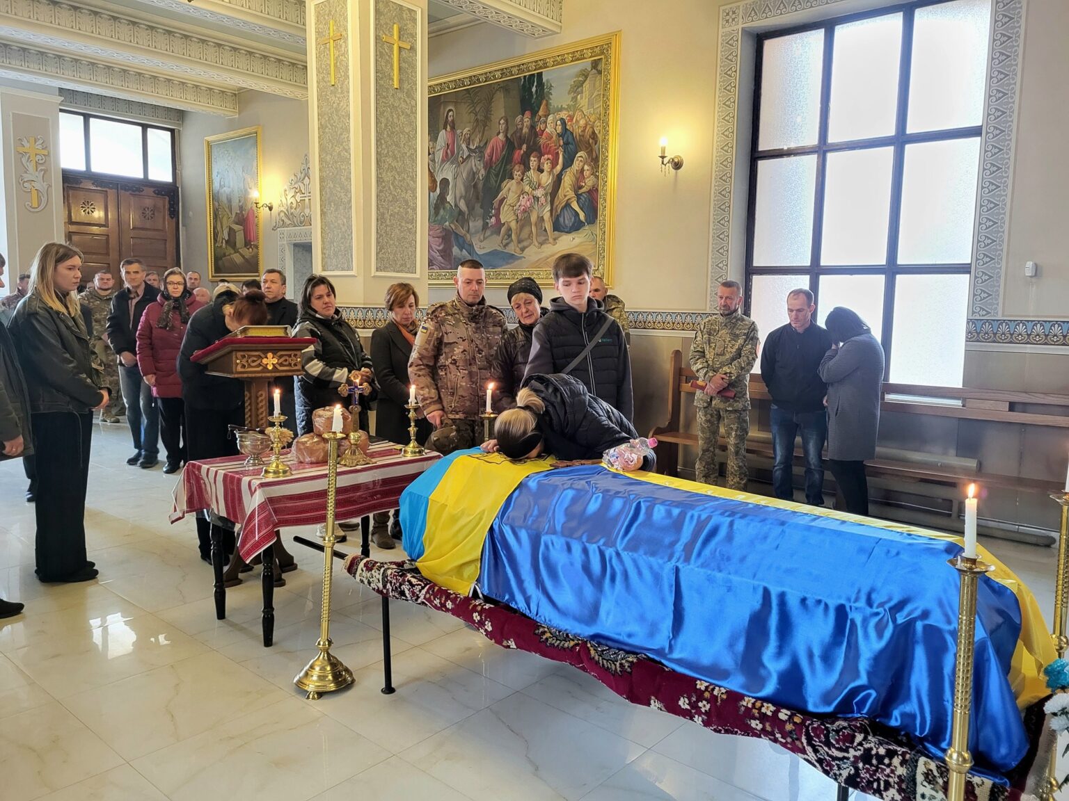 У Бурштині попрощалися з полеглим Олексієм Боровком ФОТО