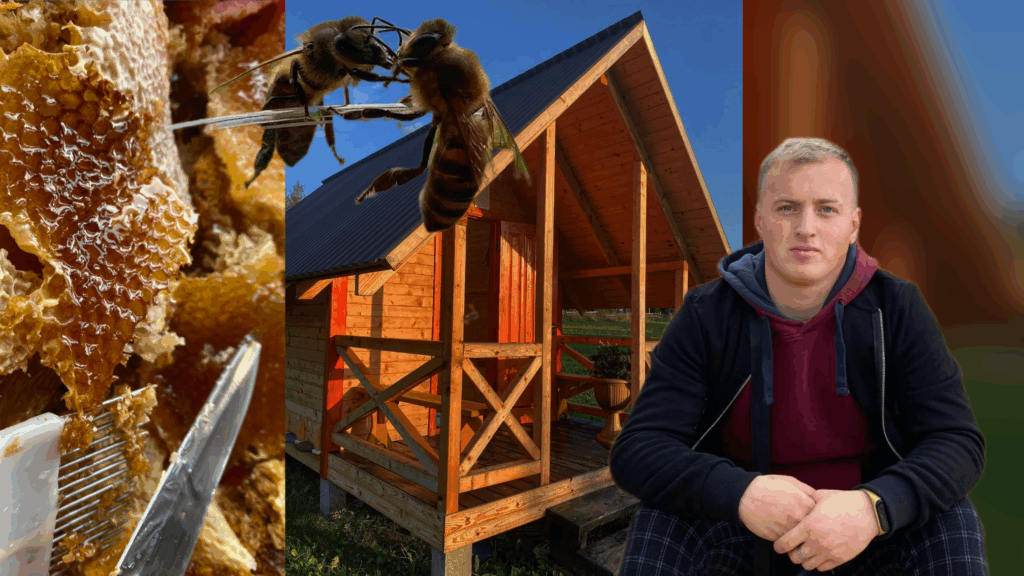 Терапія, яка лікує нерви: як прикарпатець серед гір відновлює апітерапію