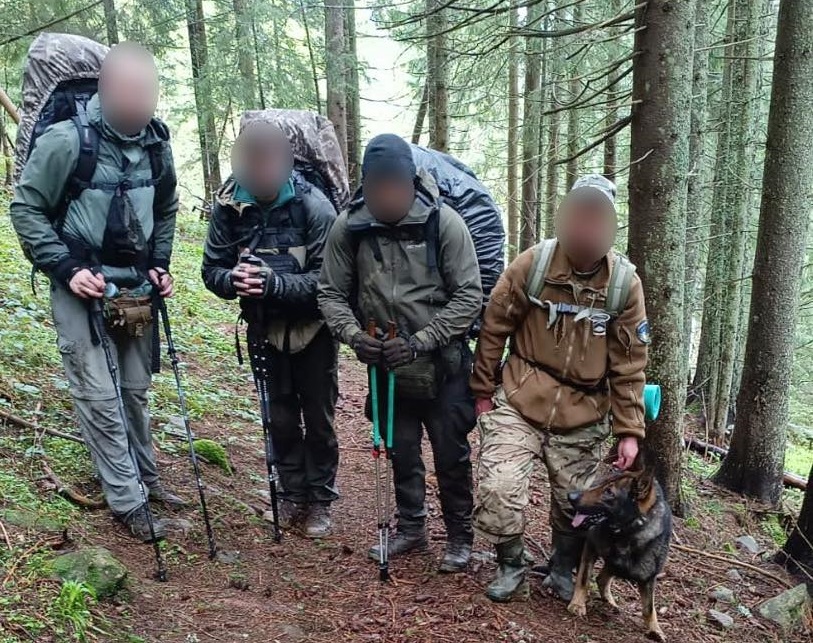 Прикордонний пес допоміг зловити порушників, які планували втечу до Румунії