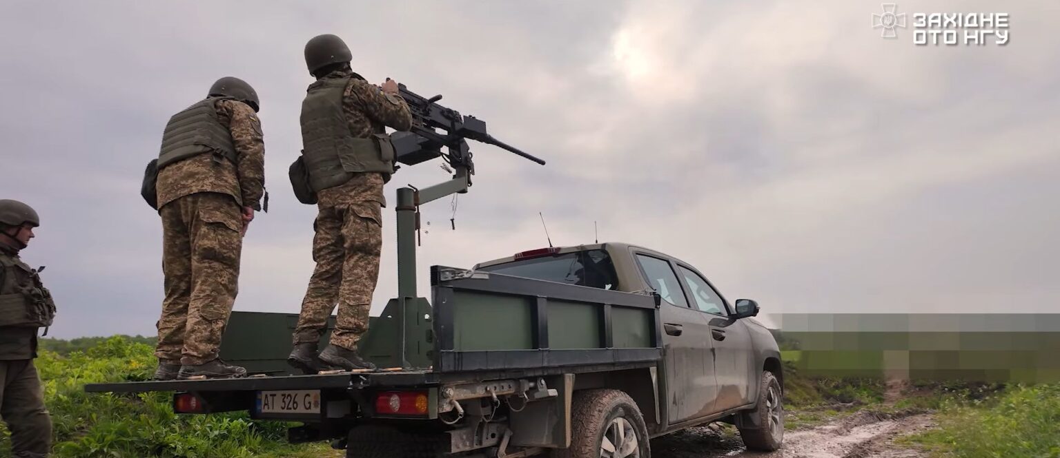 Як нацгвардійці 50-го полку тренуються збивати “шахеди”