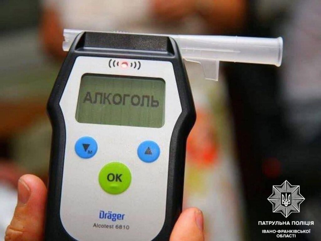 За вихідні у Франківську спіймали 7 нетверезих водіїв
