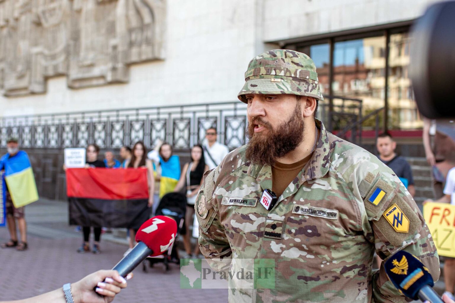 Азовець Андрій Кориневич розповів про нападників, котрі побили його у Івано-Франківську