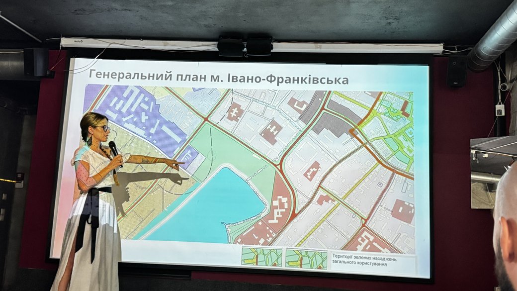 У Франківську презентували ескіз парку ветеранів біля озера