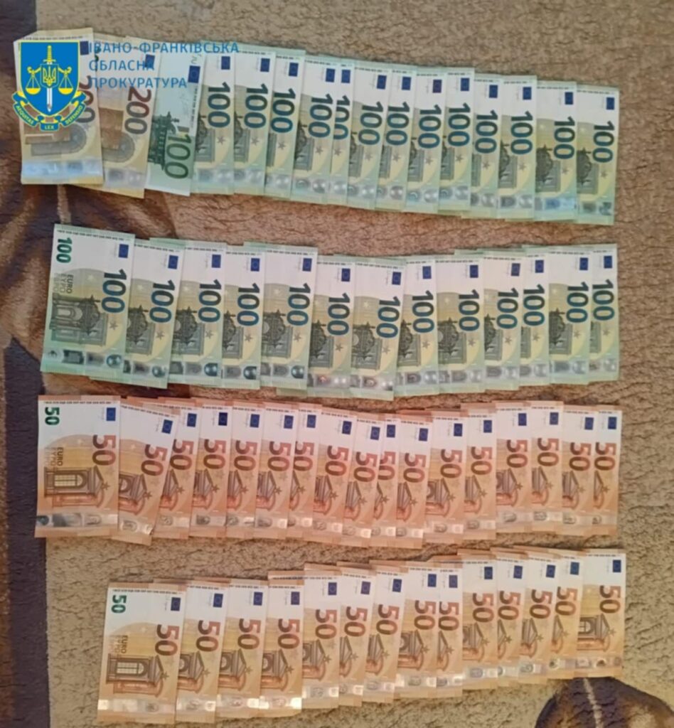 Євро банкноти розкладені на килимі