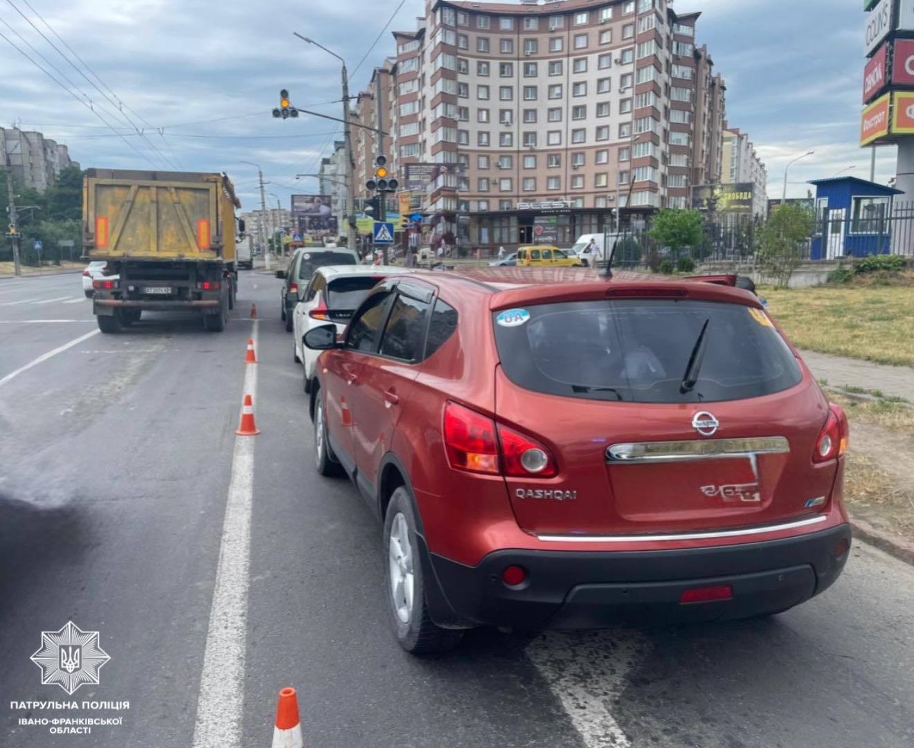 У Франківську п’яний водій вчинив ДТП за участі трьох автівок