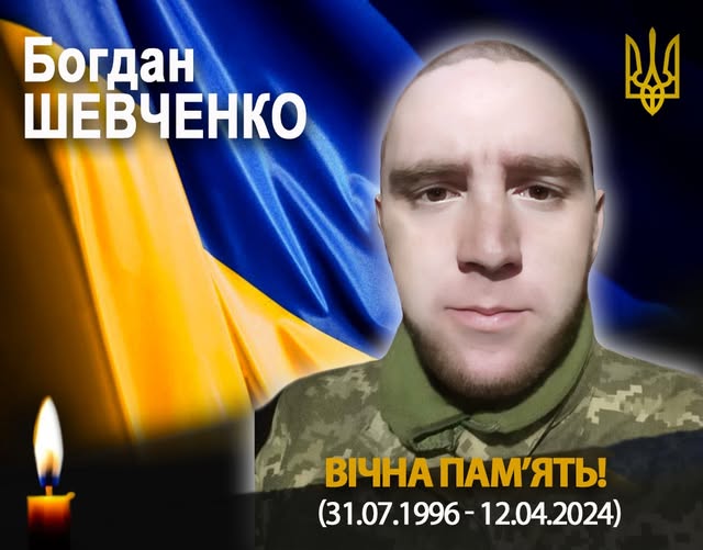 Патріотичний портрет з прапором і свічкою пам'яті.