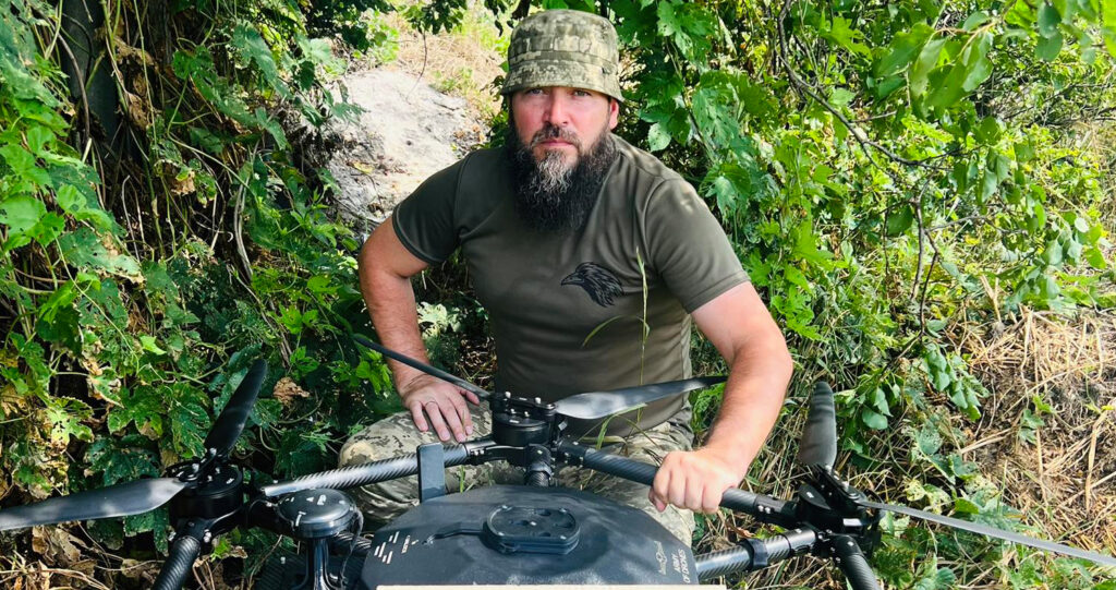 Військовий з Франківська Андрій Грималюк публічно підтримав протести проти сандального закону №12414