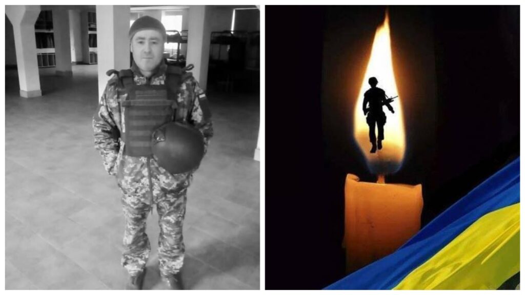 Солдат у формі, свічка зі силуетом