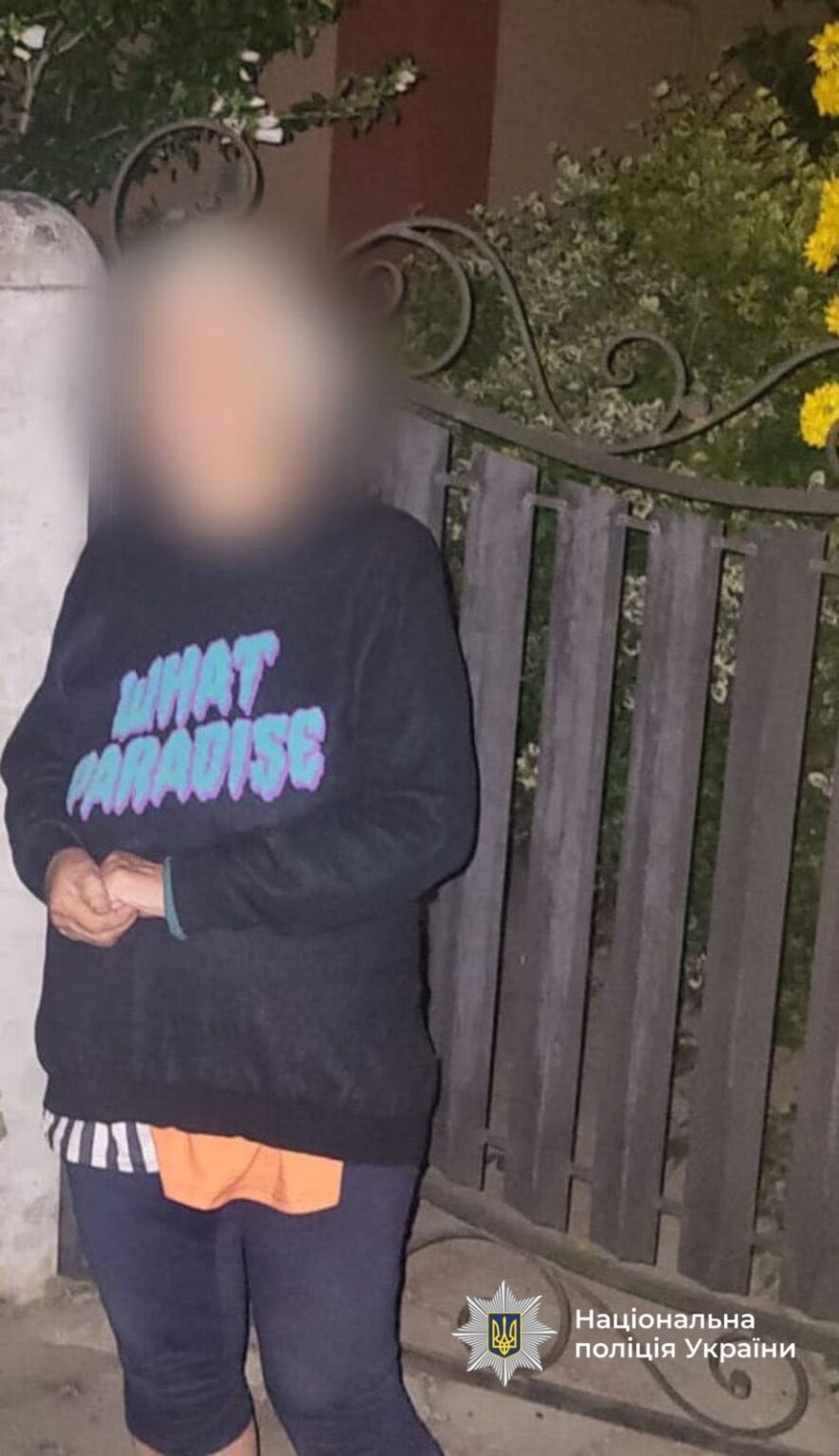 Жінка біля дерев'яного паркану вночі