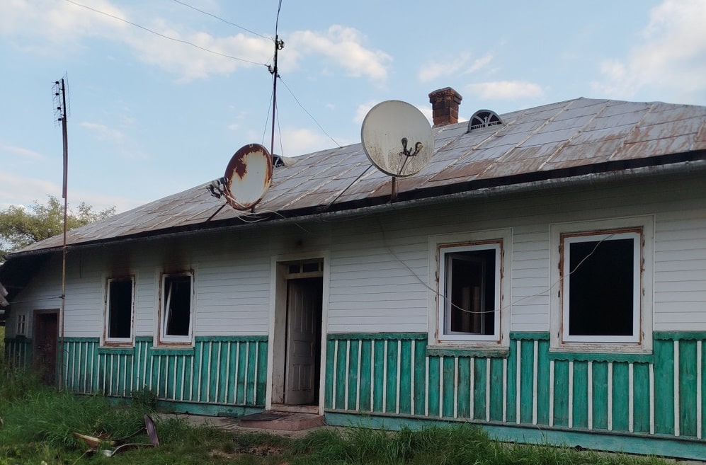 У Заболотівській громаді на пожежі загинула людина. ФОТО