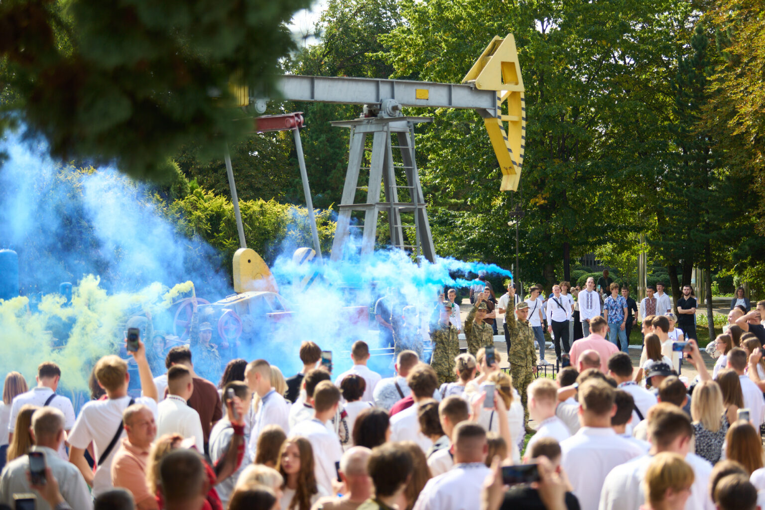 У Франківському університеті "Нафти і газу" відбулася посвята студентів ФОТО