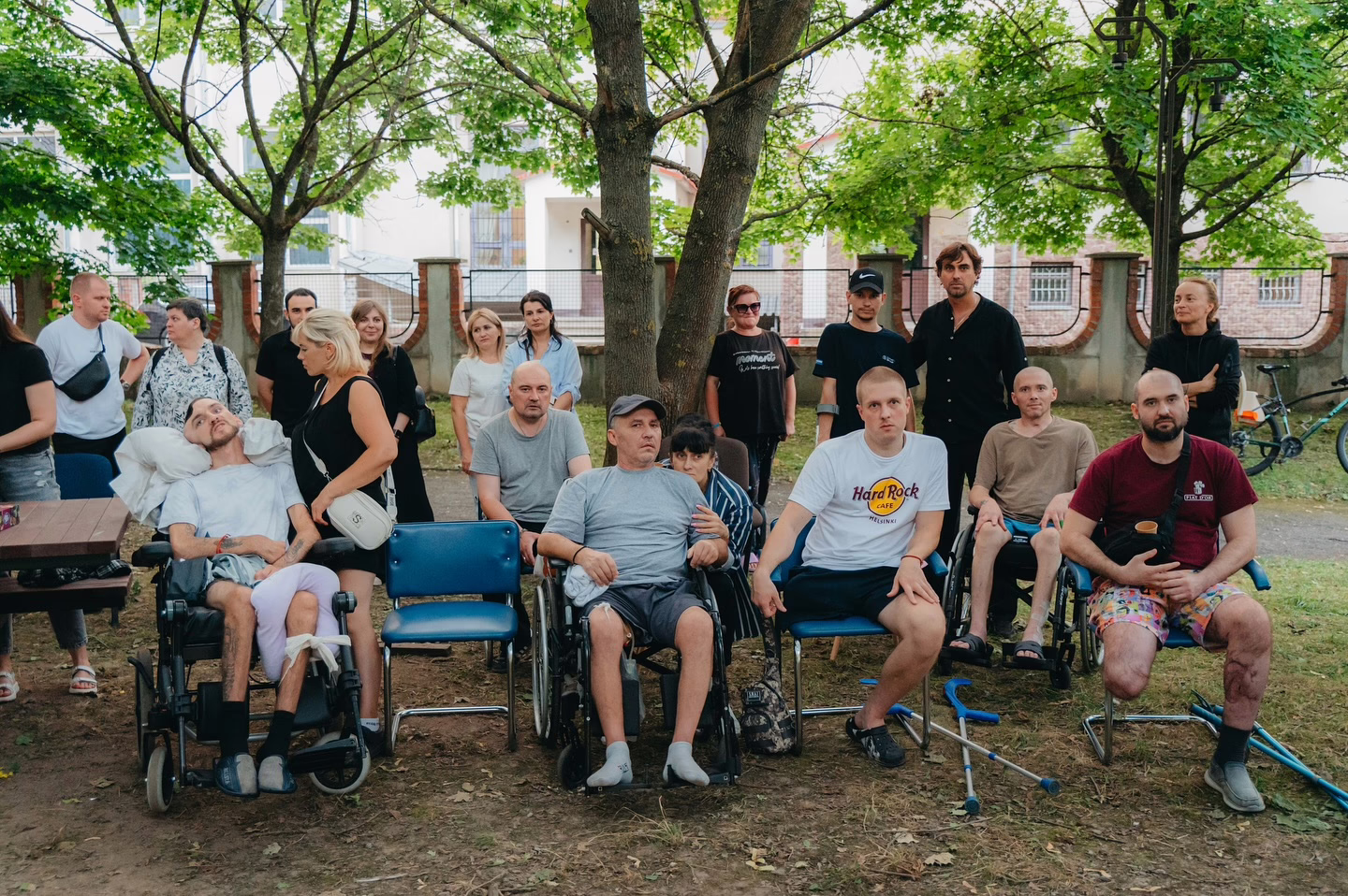 В Івано-Франківську заклали адаптивний сквер для ветеранів, які проходять реабілітацію