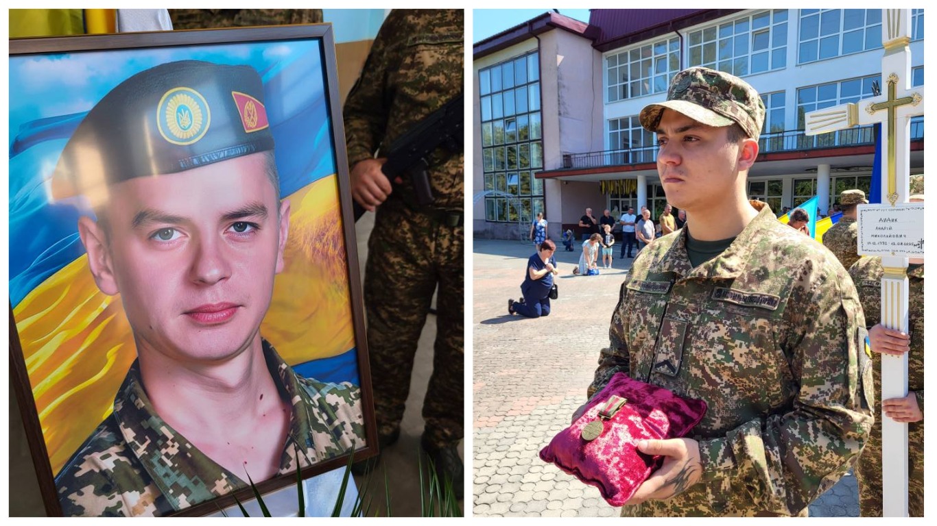 Військовий захід з портретом і медаллю