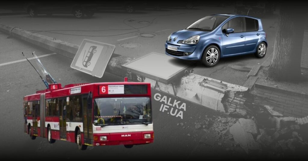 Опора впала на дорогу і дроти пошкодили автівку: водійка відсудила в “Електроавтотрансу” компенсацію