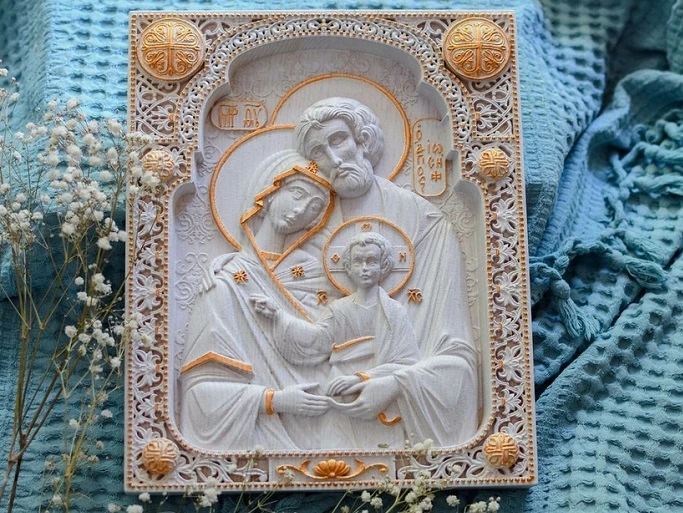 Ікона Святе Сімейство: символічний подарунок на весілля чи річницю шлюбу