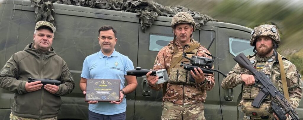 Будівельна компанія “Спілка забудівників” передала 50 полку НГУ навчальне обладнання для протидії ворожим FPV-дронам