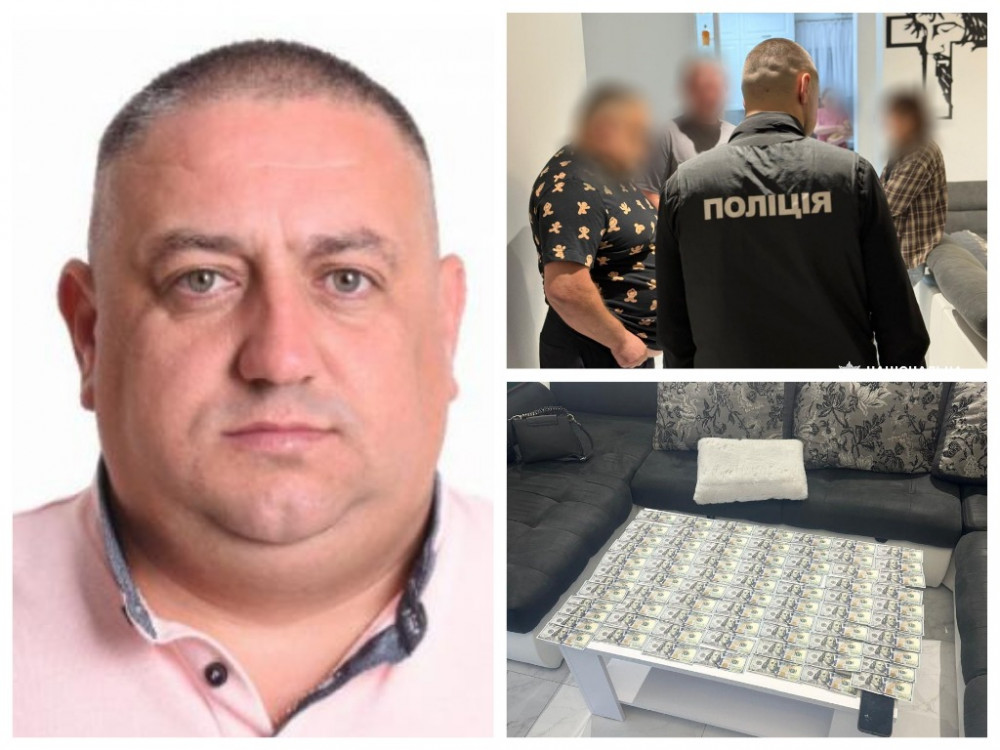 Чоловік, поліцейська перевірка, гроші на столі