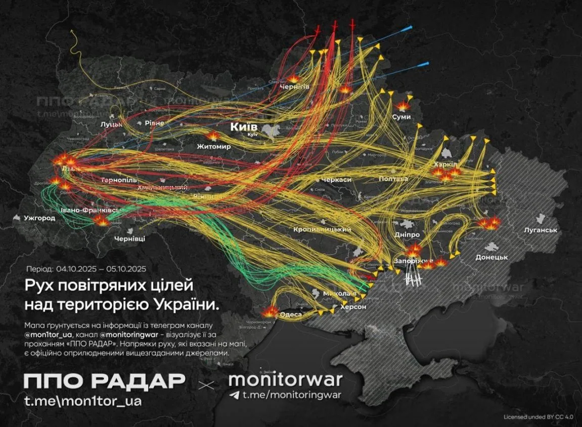 Стало відомо, чим росіяни атакували Івано-Франківщину