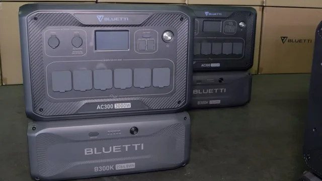 Портативні сонячні електростанції Bluetti AC300 B300