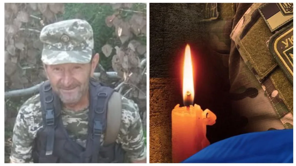 Український військовий і свічка пам’яті