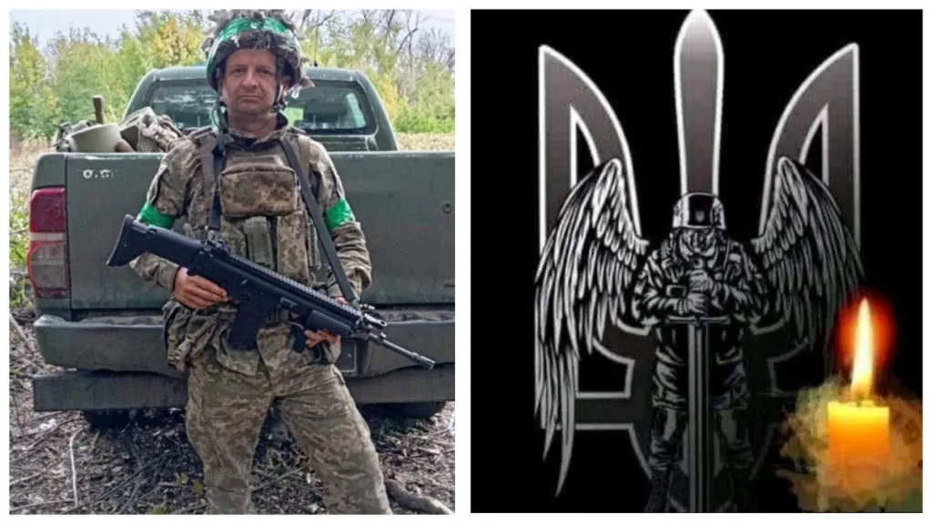 Український військовий та символ пам’яті загиблого героя