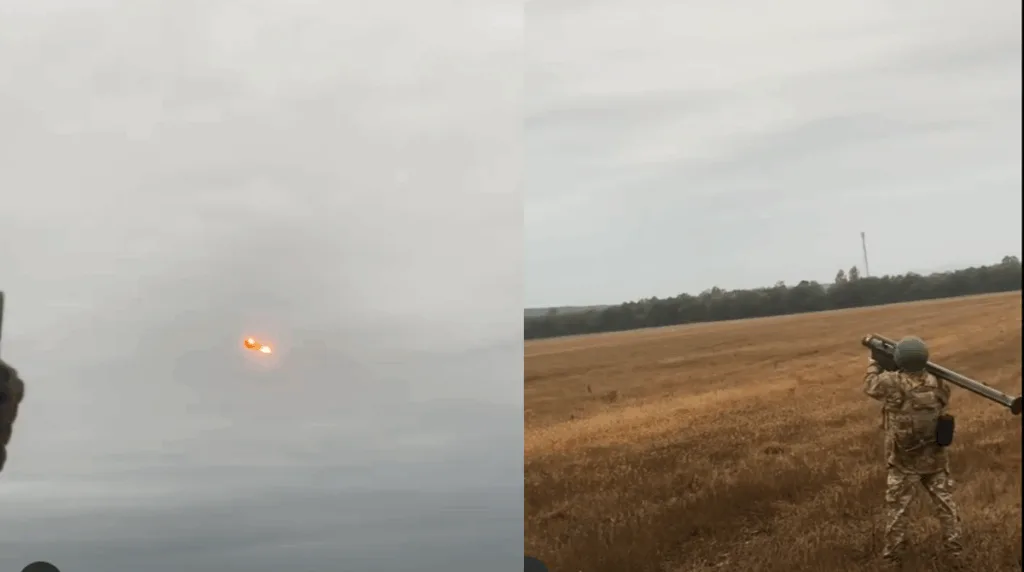Військові показали ВІДЕО збиття ворожого шахеда на Франківщині