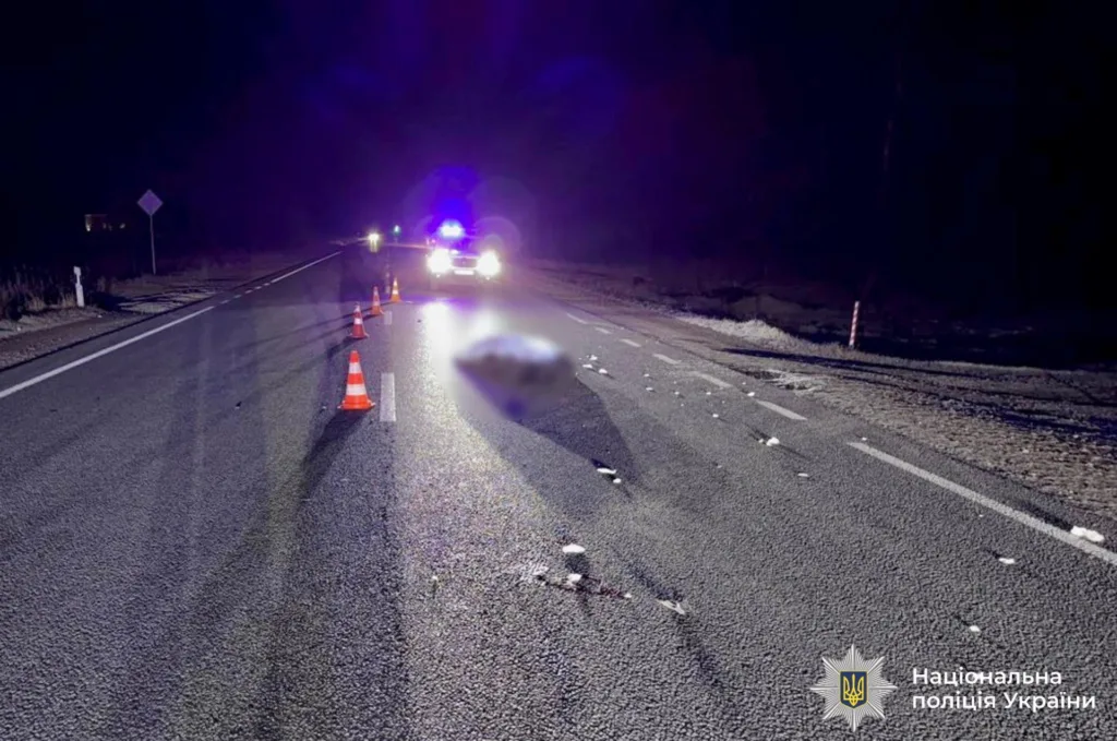 Нічна ДТП на трасі з поліцією України