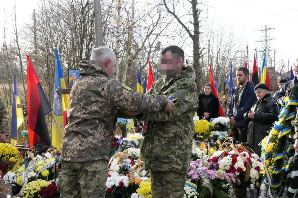 Військові вшанували полеглого героя України