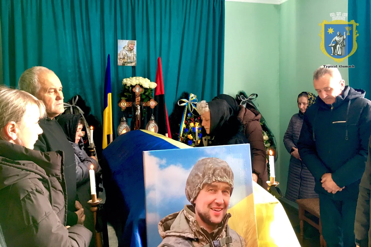 Прощання з полеглим українським військовим