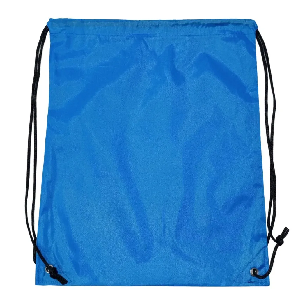 Синій спортивний рюкзак-мішок з шнурками