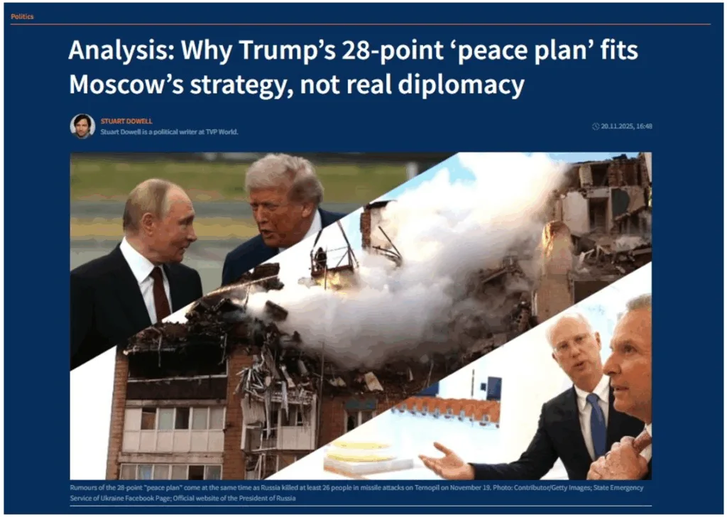 Аналіз плану Трампа та стратегія Москви