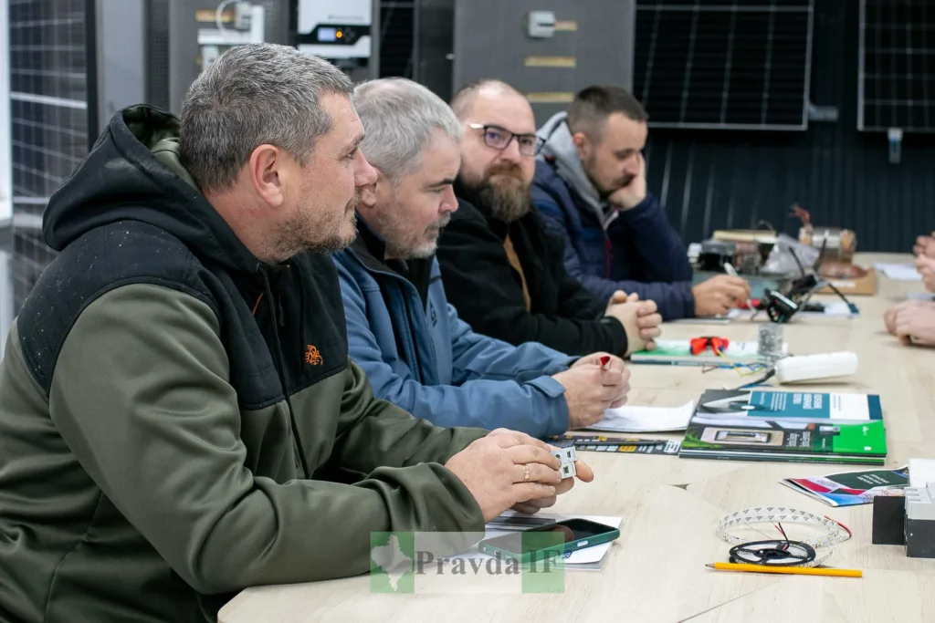 Група чоловіків на технічній нараді