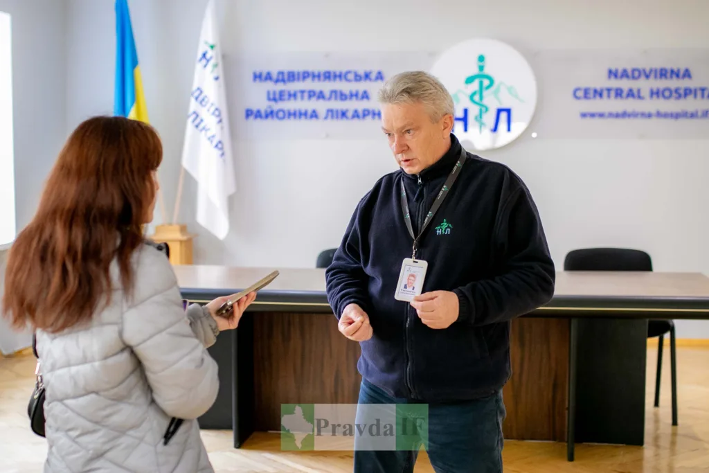 Інтерв'ю в Надвірнянській центральній районній лікарні