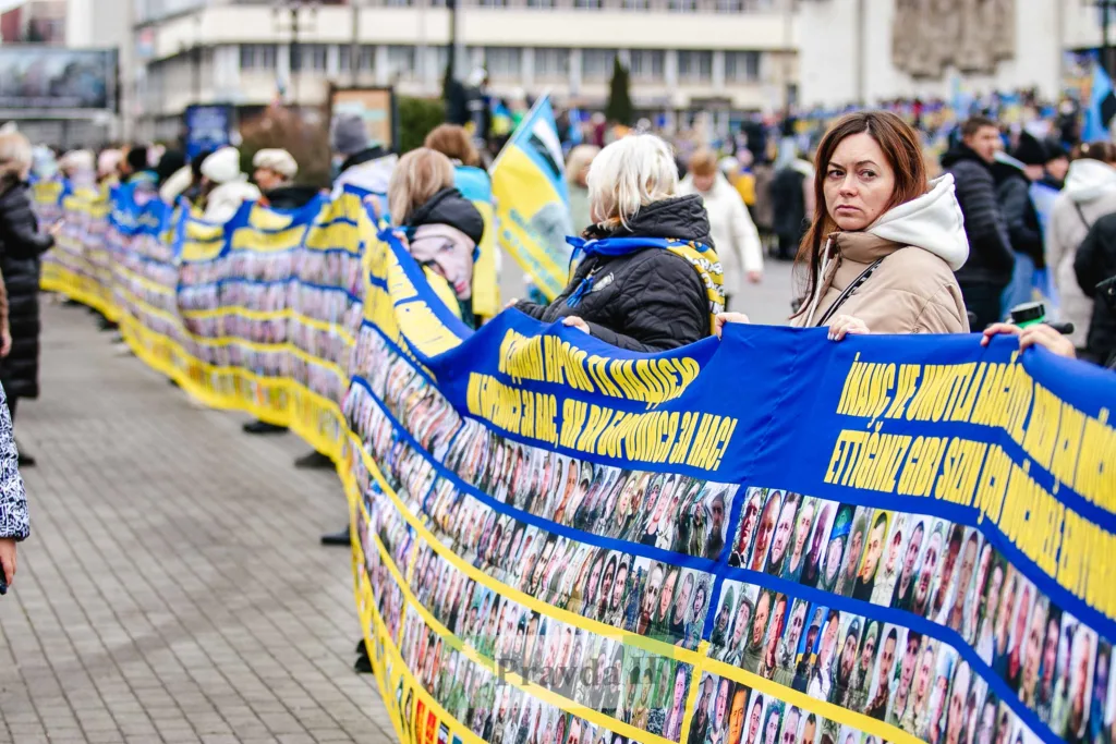 Акція підтримки полонених військових в Україні
