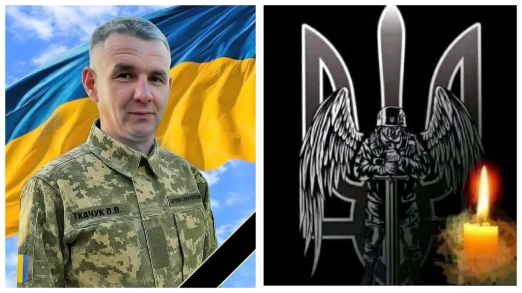 Український військовий та символ пам'яті загиблим